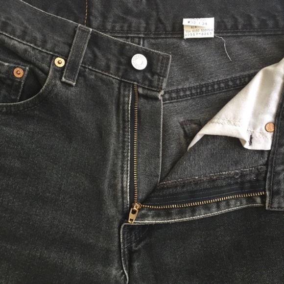 Vintage Levi’s Crop Flare Jeans USA Made Size 29 - Picture 9 of 14